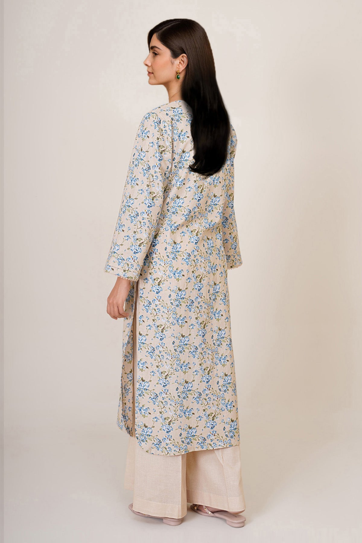 2 Piece - Printed Khaddar Suit - X7153 - Shop Now at Kayseria