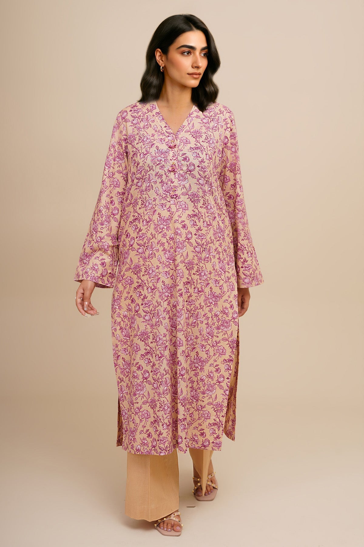 2 Piece - Printed Suit - X7157 - Shop Now at Kayseria