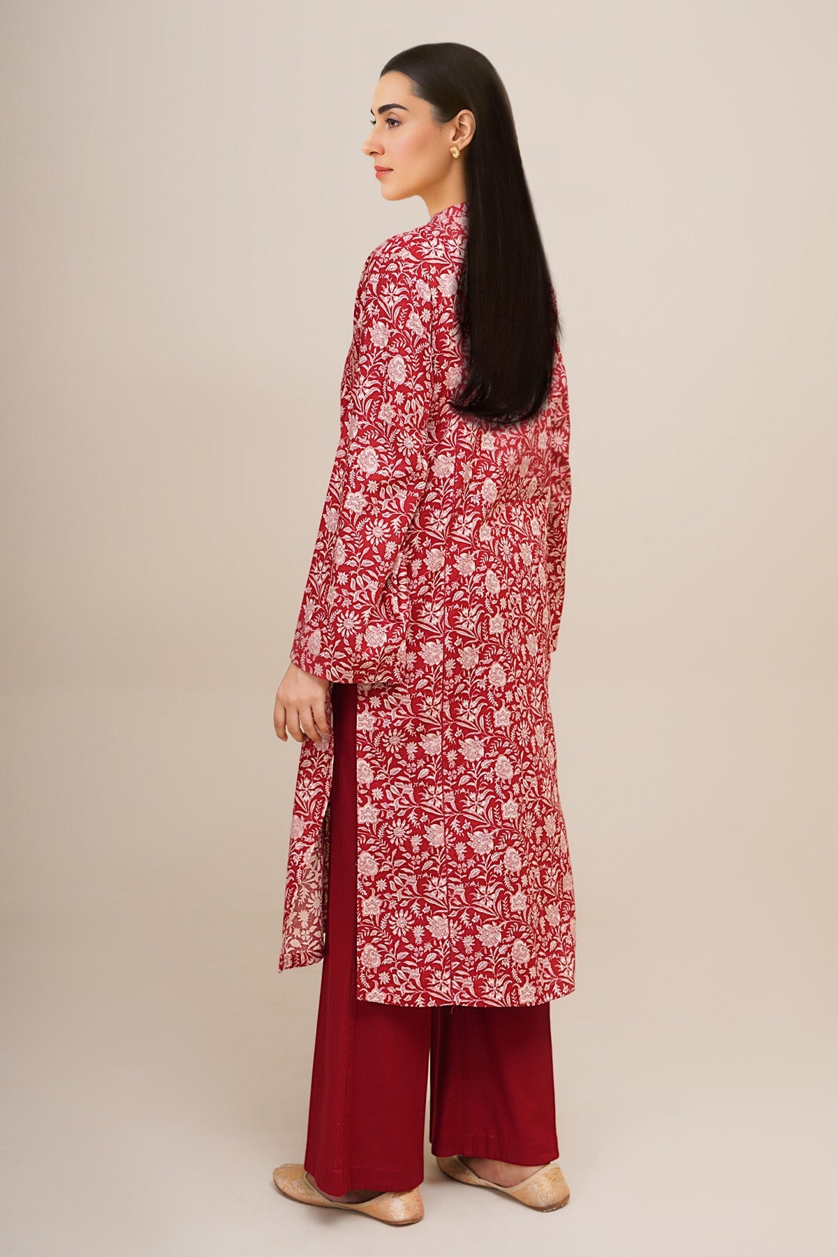 2 Piece - Printed Khaddar Suit - X7165 - Shop Now at Kayseria