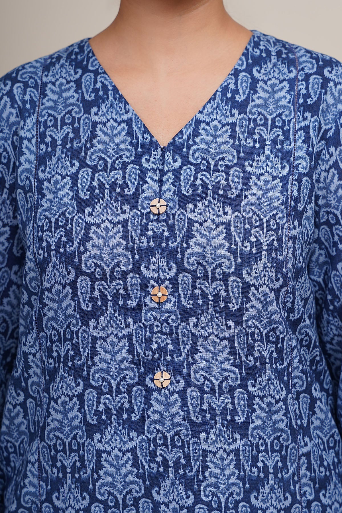 2 Piece - Printed Suit - X7170 - Shop Now at Kayseria