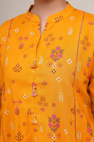 2 Piece - Printed Khaddar Suit - X7171 - Shop Now at Kayseria