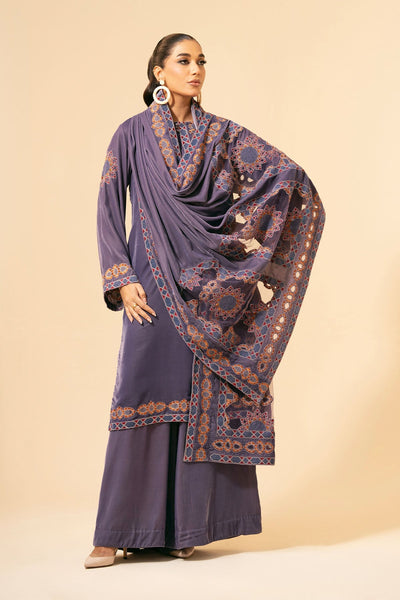 3 Piece - Embroidered Suit - E1474 - Shop Now at Kayseria
