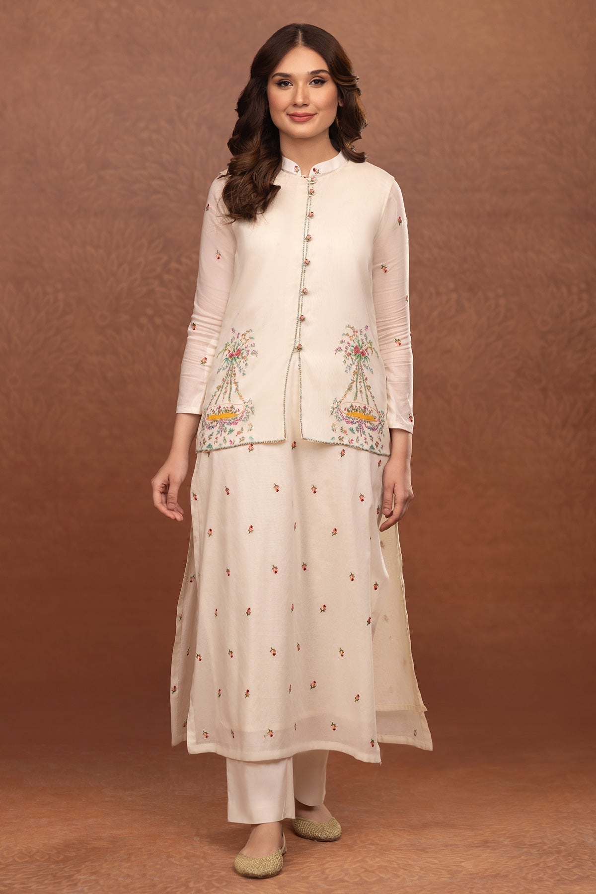 Printed Waist Coat - MCP-1306-6 - Shop Now at Kayseria